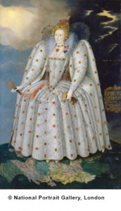 Queen Elizabeth I ('The Ditchley portrait') by Marcus Gheeraerts the Younger oil on canvas, circa 1592